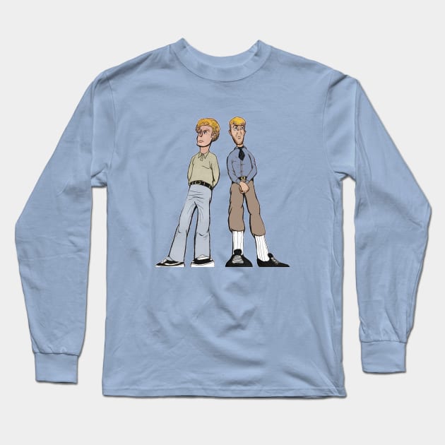 JCP Two Bois - Colored Long Sleeve T-Shirt by JC and the Pennis Band